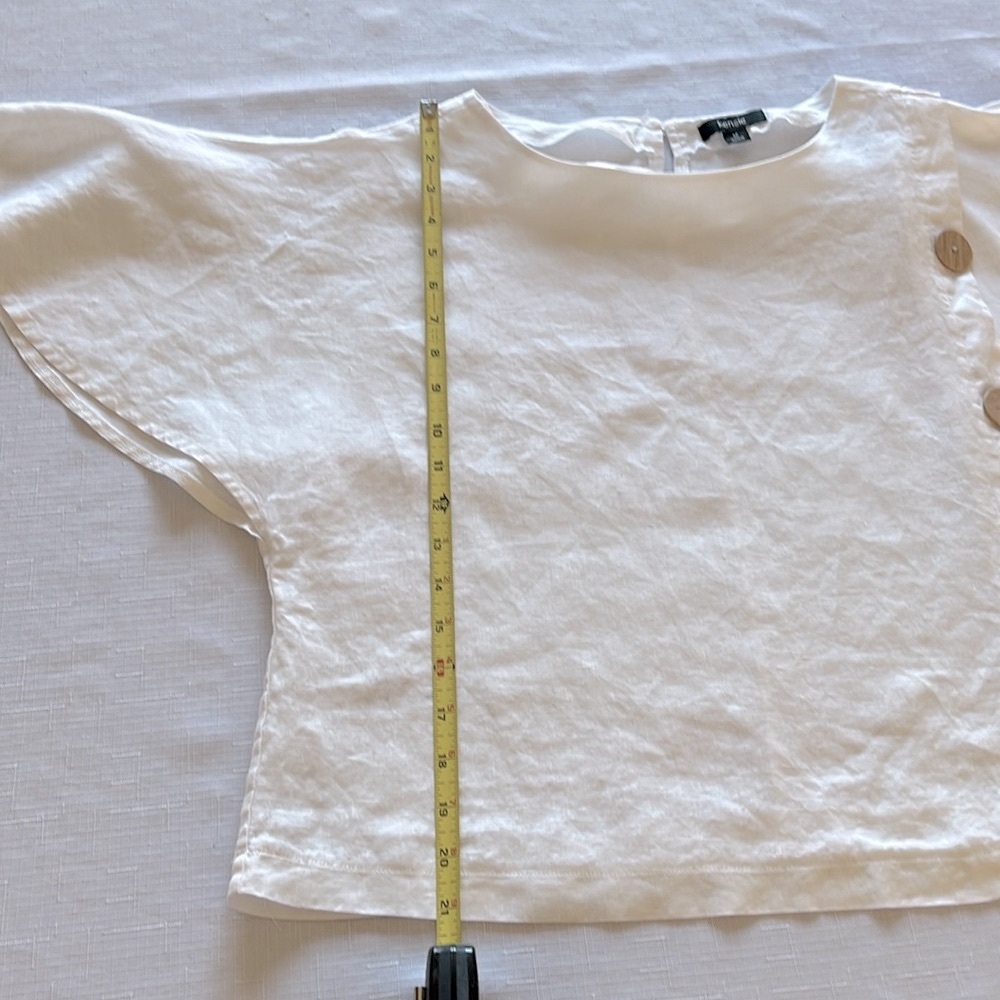 KENSIE LINEN/COTTON TOP - Picture 10 of 12